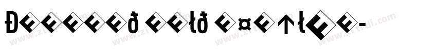 DINCond Bold Regular字体转换